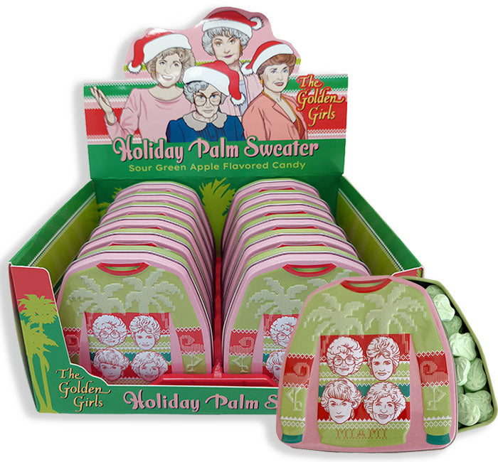 Boston America - Golden Girls - Holiday Palm Sweater Tin