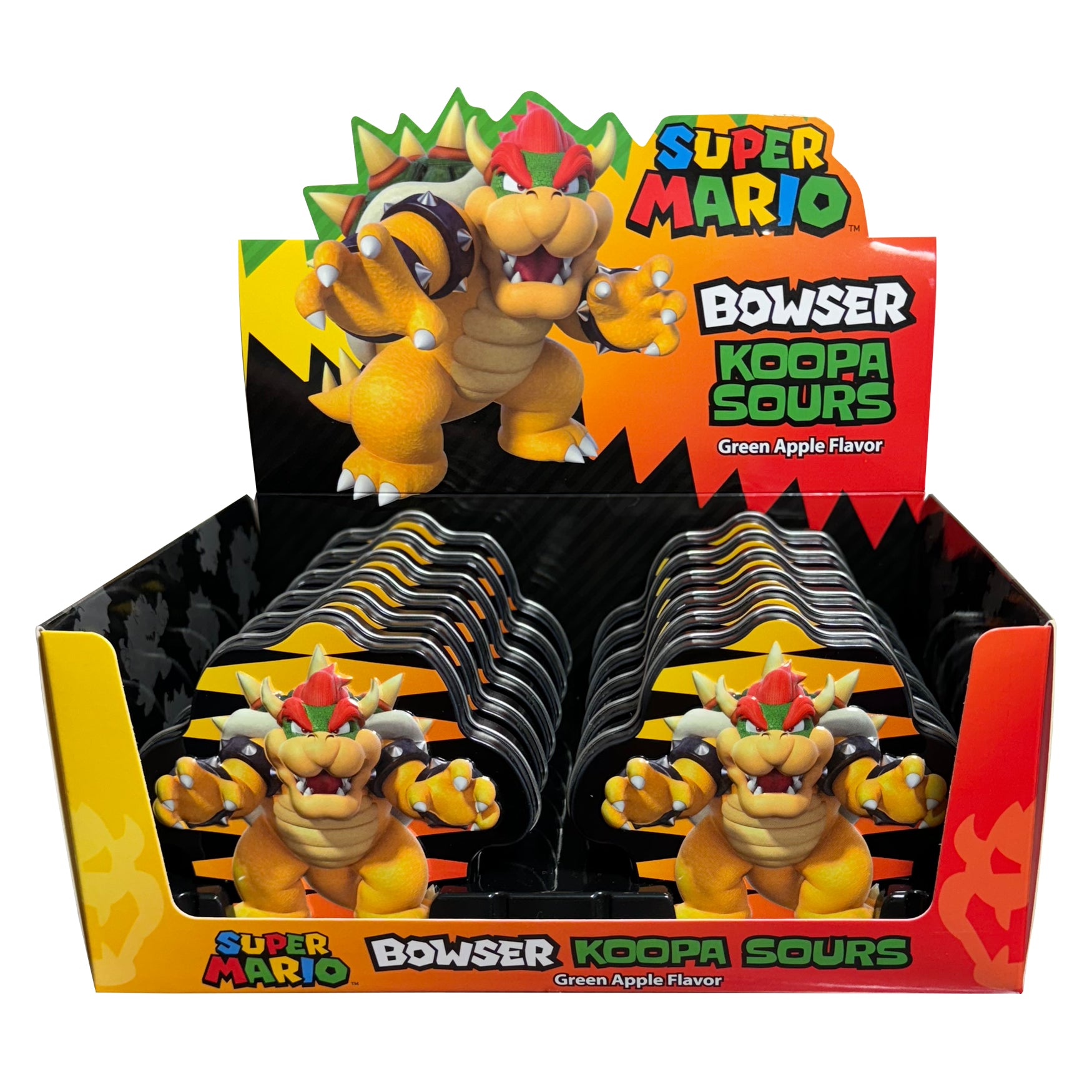 Boston America - Super Mario - Bowser Koopa Sours Candy Tin