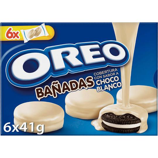 Oreo - Banadas White Chocolate Vanilla Dipped - Cookies - 246g (Spain)