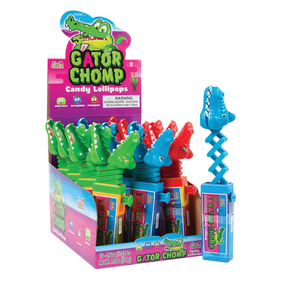 Kidsmania - Gator Chomp Lollipop - 1pc 17g