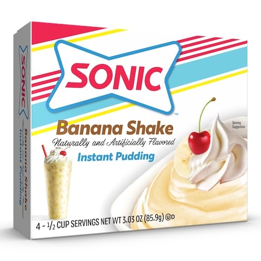 Sonic - Banana Shake Pudding - 85g