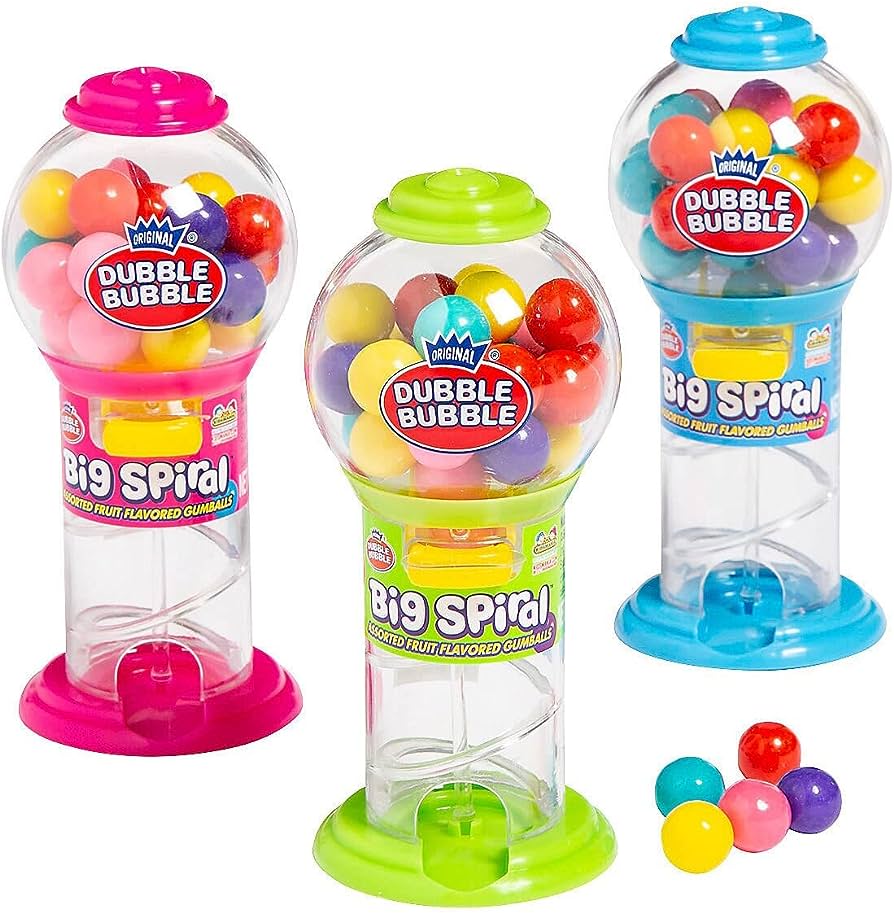 Dubble Bubble - Big Spiral Gumball Machine - 1pc 32g