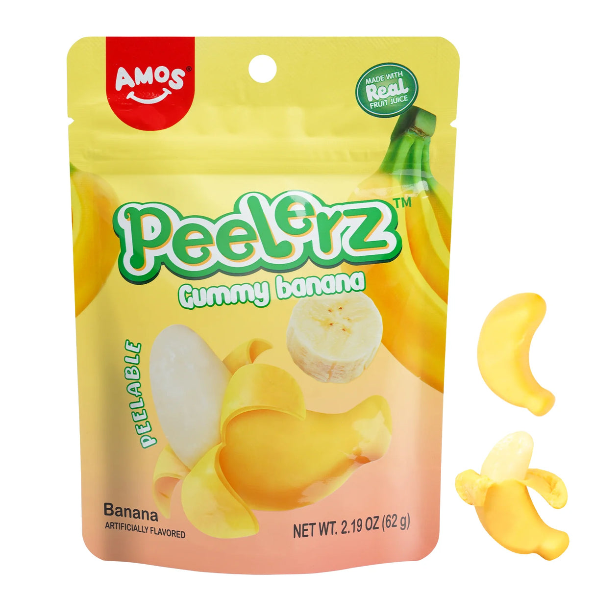 Amos - Peelerz Gummy Banana - Peelable Gummies