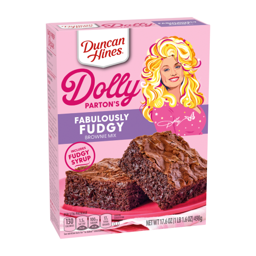 Duncan Hines - Dolly Parton - Fabulously Fudge Brownie Mix - 498g