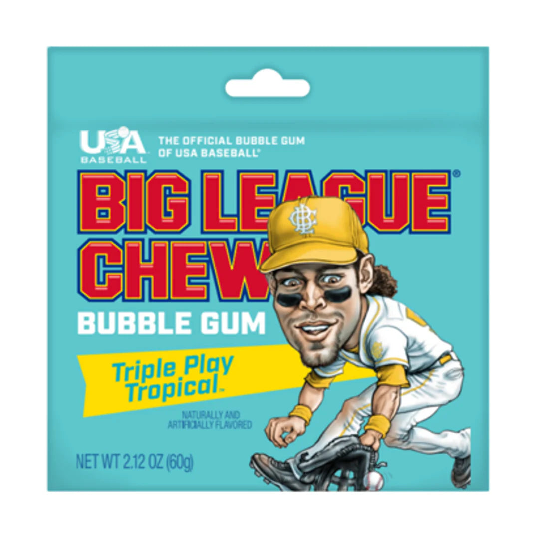 Big League Chew - Triple Play Tropical - 60g