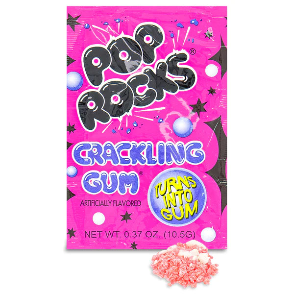 Pop Rocks Crackling Gum 10.5g