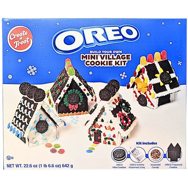 Create a Treat - OREO Mini Village Cookie DIY Kit - 642g