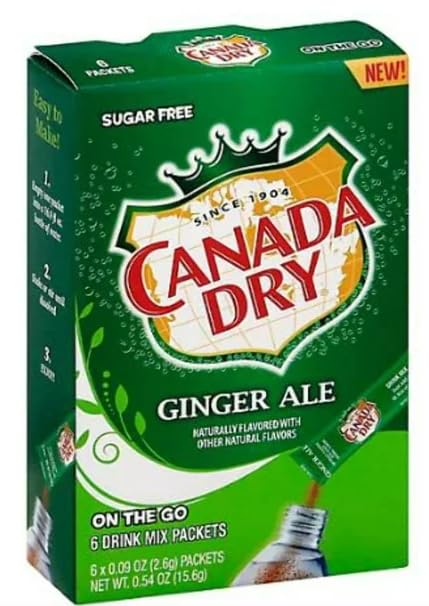 Drink Mix - Canada Dry - Original - Water Enhancer - 6 pack (1 box)
