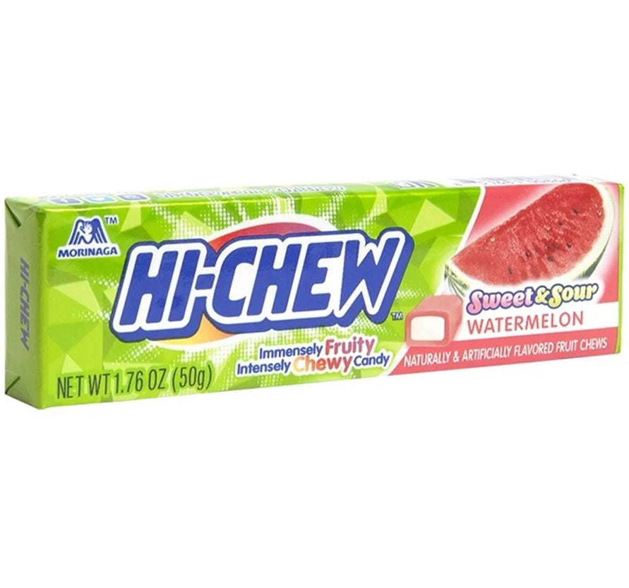 Morinaga - Hi-Chew Fruit Chews - Sweet & Sour Watermelon
