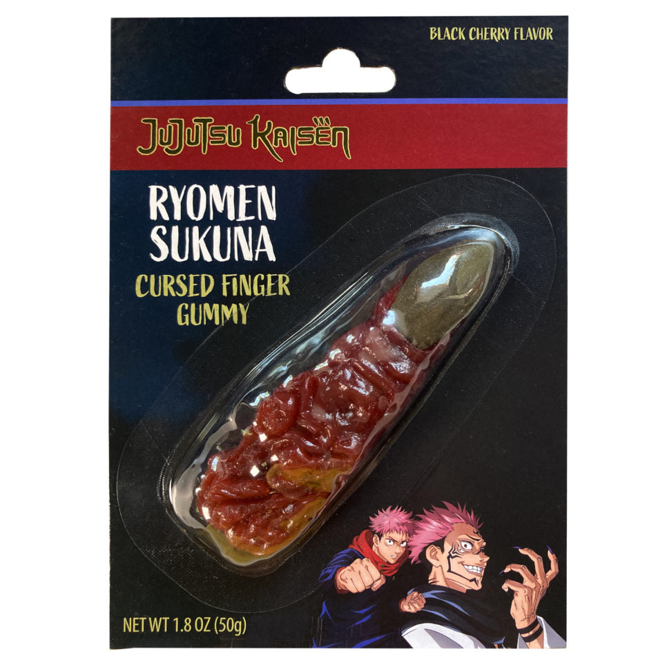 Boston America - Jujutsu Kaisen Cursed Finger - Black Cherry Flavour Gummy - 1.8oz