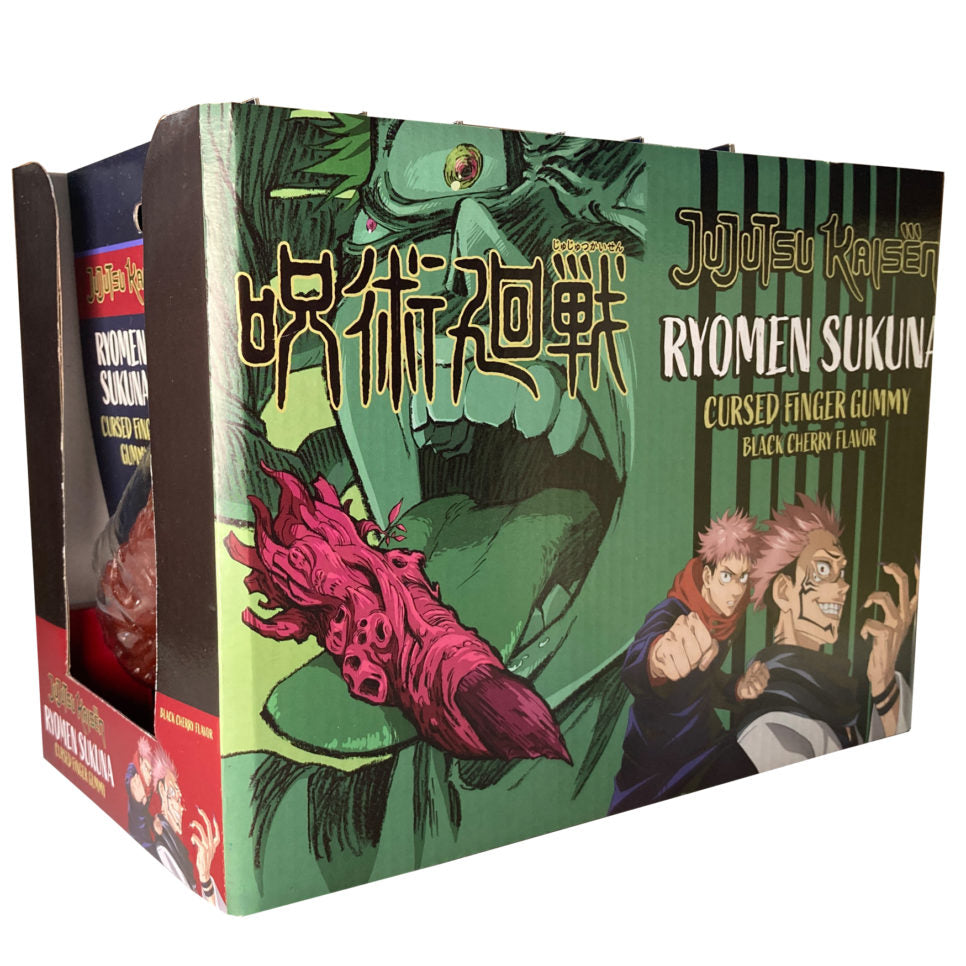 Boston America - Jujutsu Kaisen Cursed Finger - Black Cherry Flavour Gummy - 1.8oz