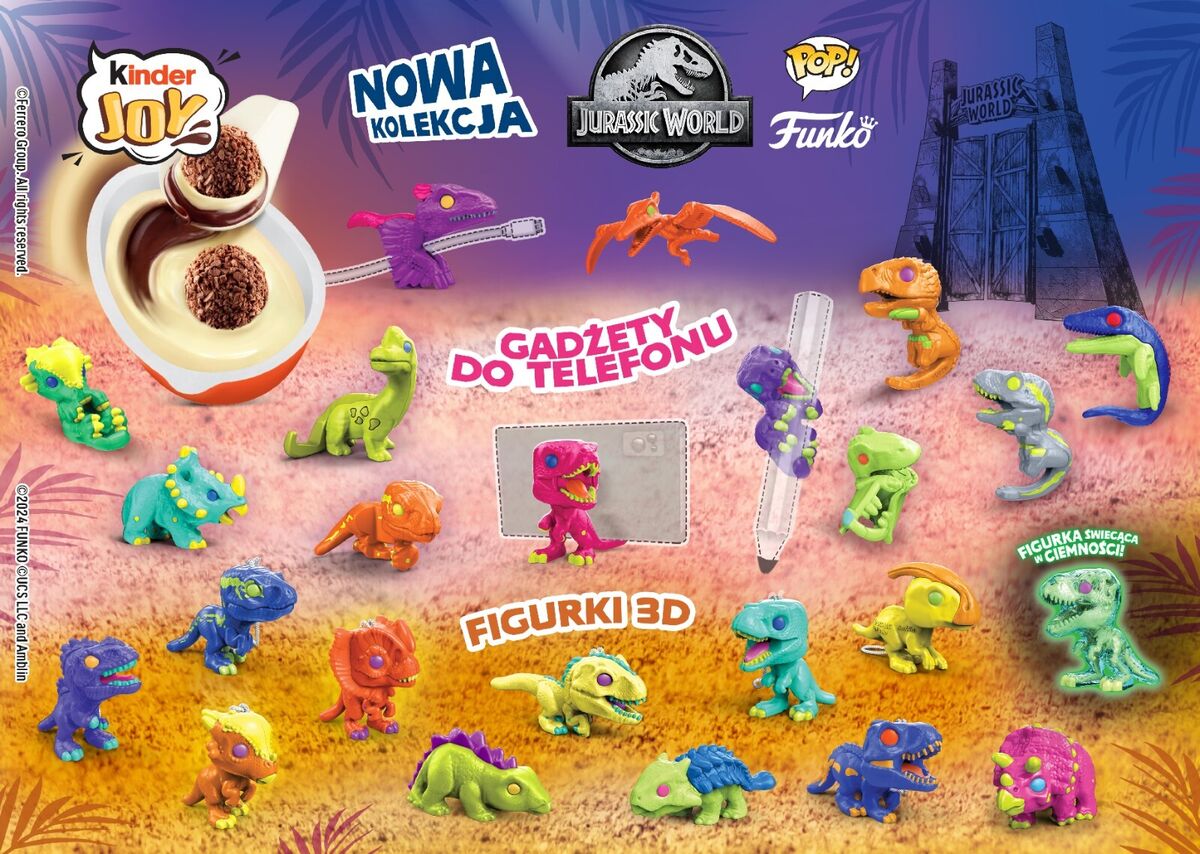 Egg Toys Kinder Surprise Jurassic World Kinder Joy Jurassic World