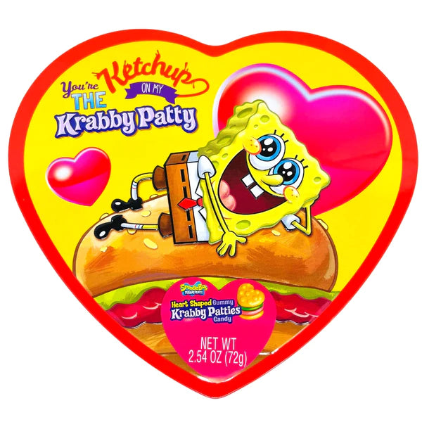 Krabby Patties - Heart Tin - 72g