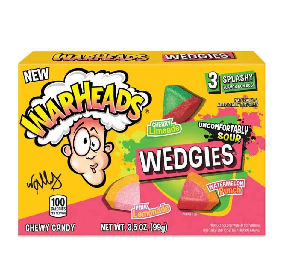 Warheads Wedgies - Theatre Box - 99g