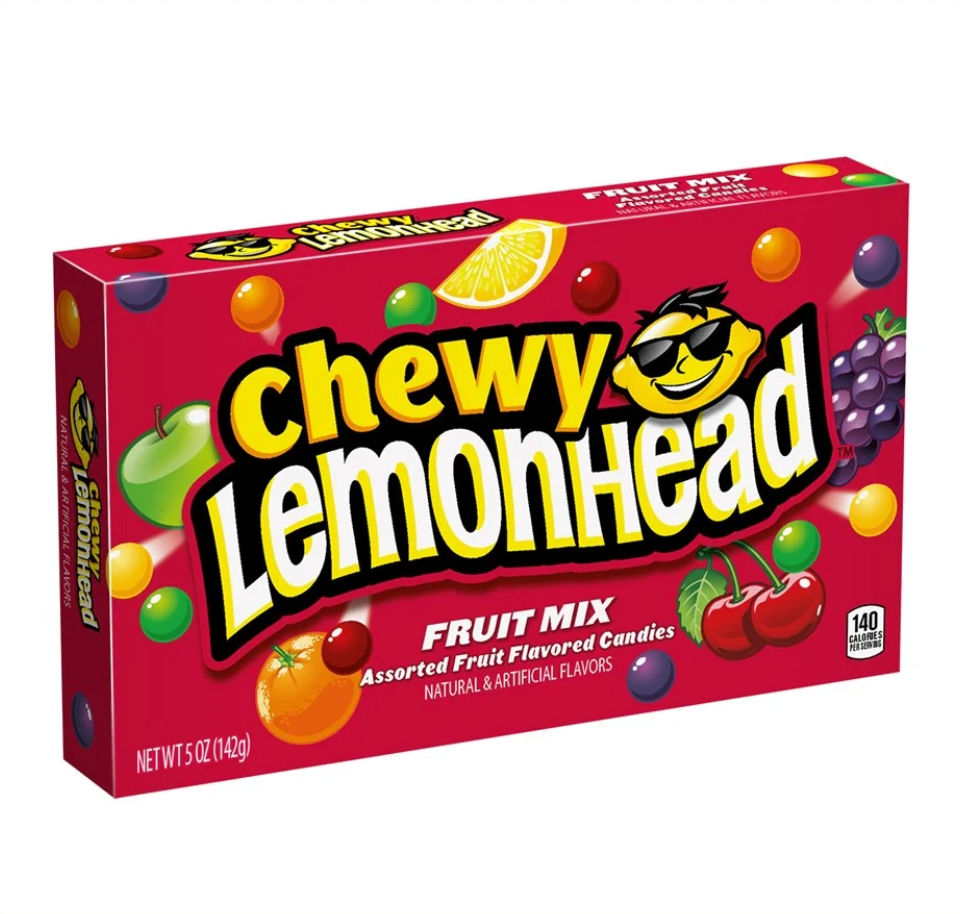 LemonHead Chewy Fruit Mix - Theatre Box - 142g