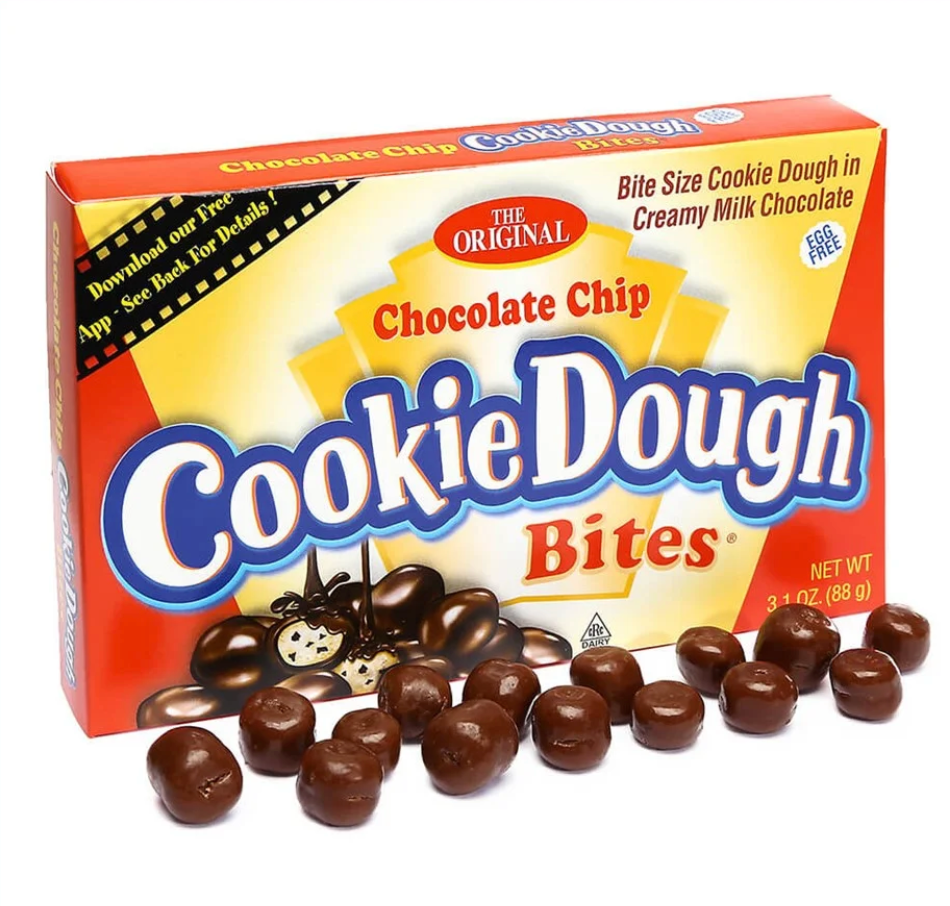 Cookie Dough Bites Chocolate Chip - Theatre Box - 88g
