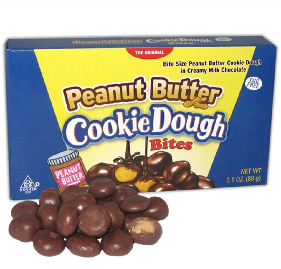 Cookie Dough Bites Peanut Butter - Theatre Box - 88g