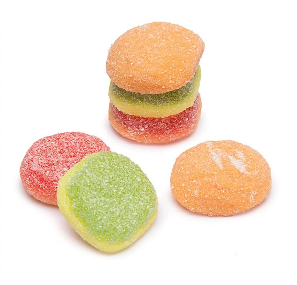 eFrutti - Gummi Sour Mini Burgers - 9g