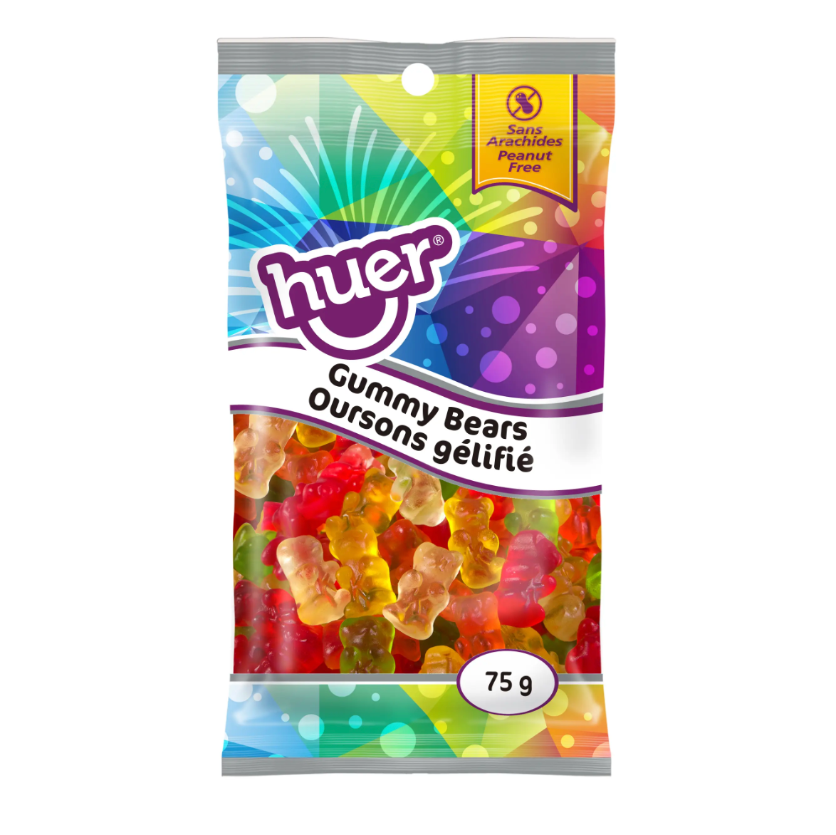 Huer - Gummy Bears - Snack Size - 75g