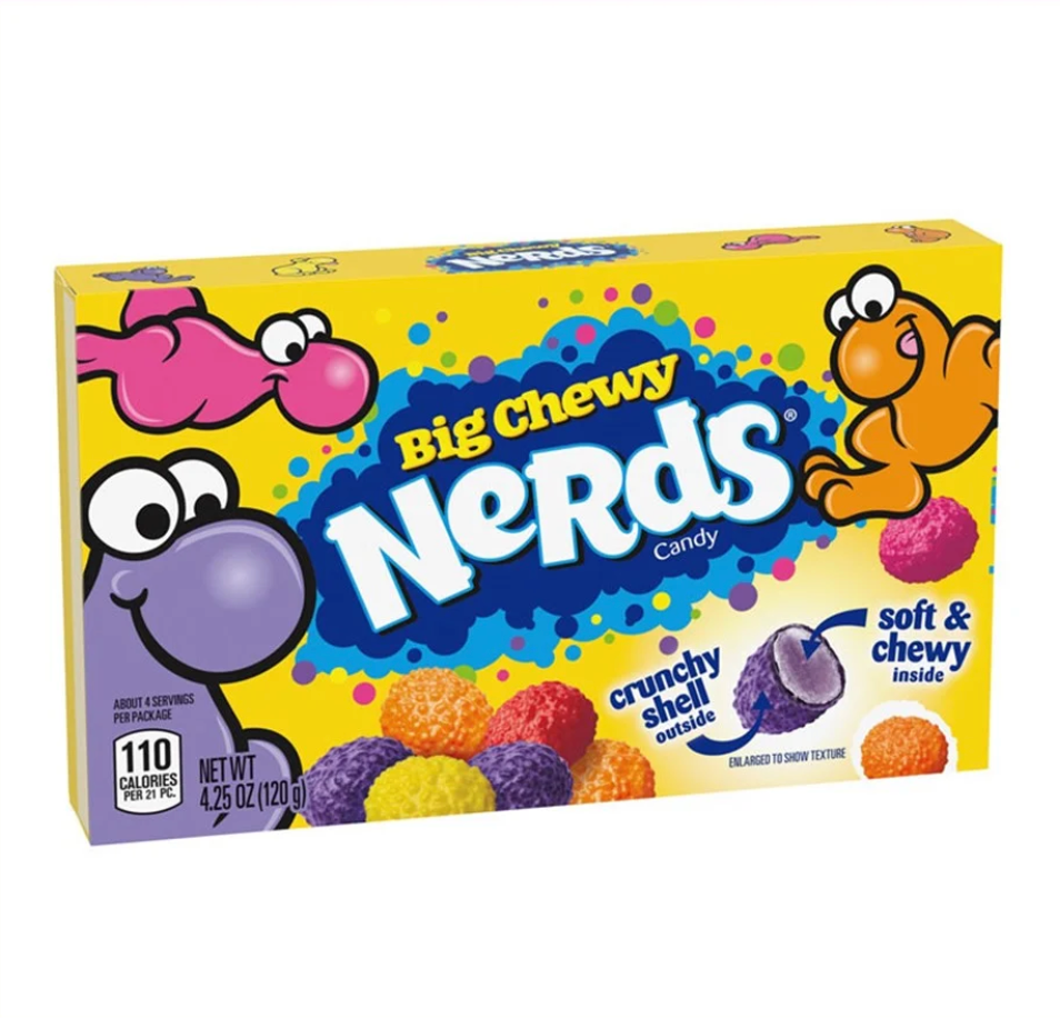Wonka - Nerds Big & Chewy - Theatre Box - 120g
