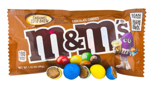 M&M's - Caramel Cold Brew - Snack Size -40g