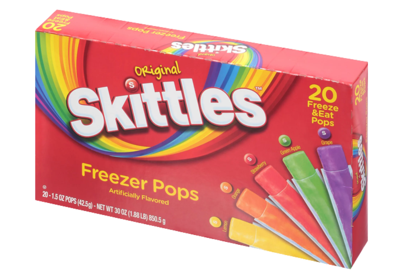 Skittles deals freezer pops