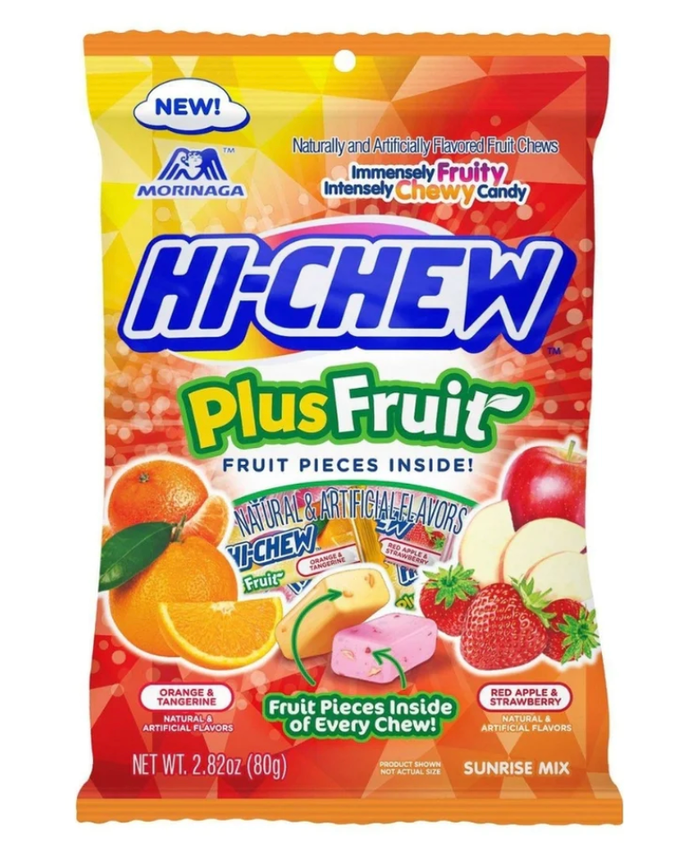 Morinaga - Hi-Chew - Plus Fruit Sunrise Mix - 80g