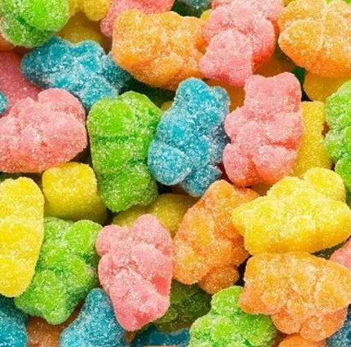 BULK - Sour Neon Bears (HALAL)