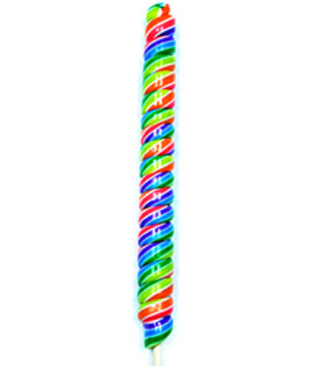 Lollipop - Krazi Twist - Rainbow - 75g