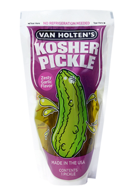 Van Holten's - Kosher Jumbo - Pickle in a Pouch - 1 Pickle