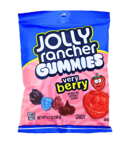 Jolly Rancher - Gummies Very Berry - Theatre Bag - 184g