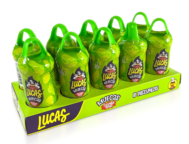 Lucas - Muecas - Cucumber Pepino - Powder Dip & Lick - 1pc (Mexico)