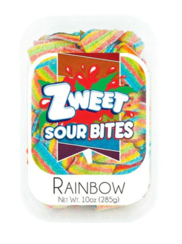 Zweet - Sour Bites Rainbow Tray 285g (Halal & Kosher)