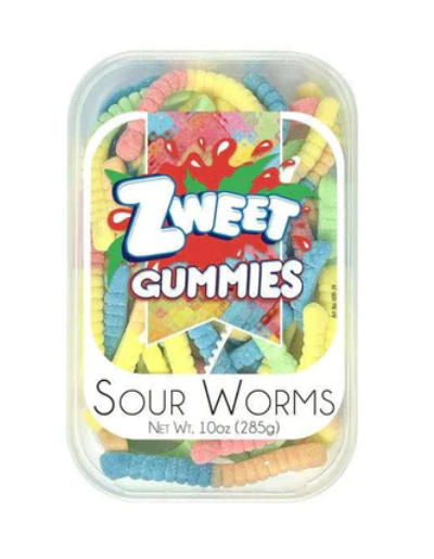 Zweet - Sour Worms Tray 285g (Halal & Kosher)