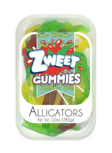 Zweet - Gummy Alligators Tray 285g (Halal & Kosher)