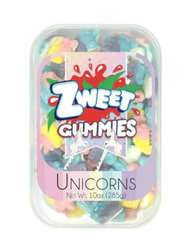 Zweet - Gummy Unicorns Tray 285g (Halal & Kosher)