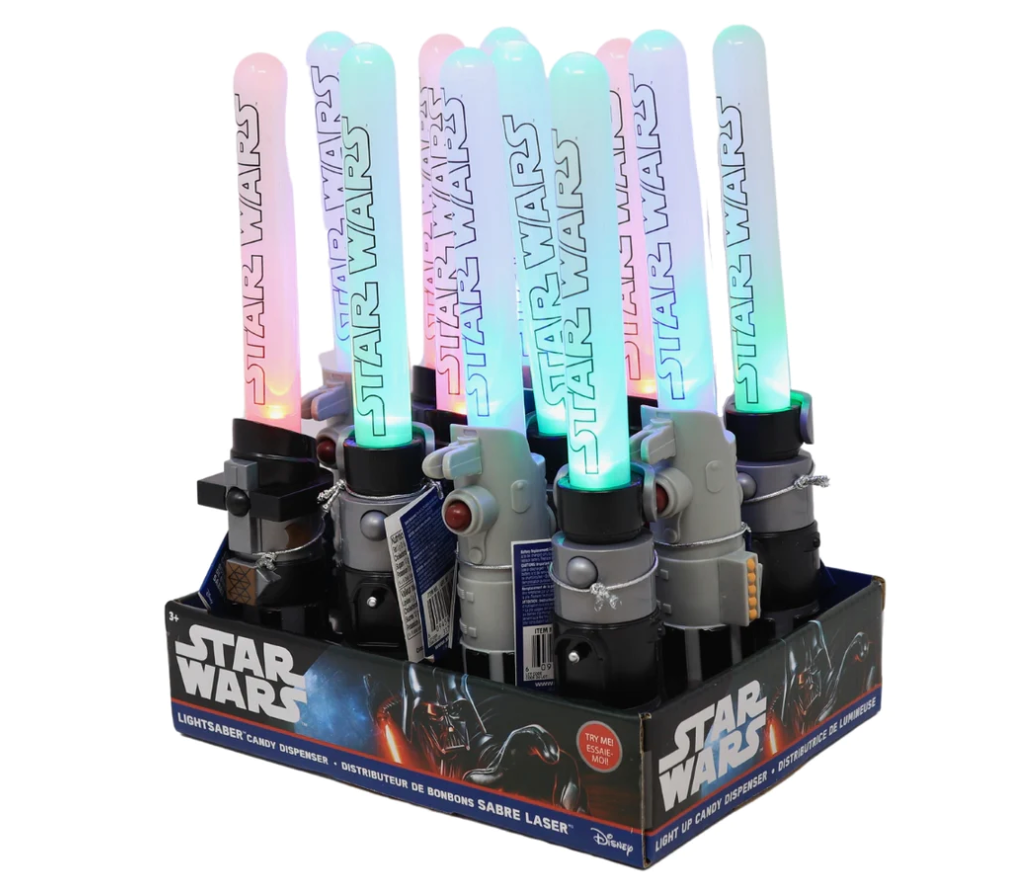 Star Wars - Light-up LightSaber with Candy