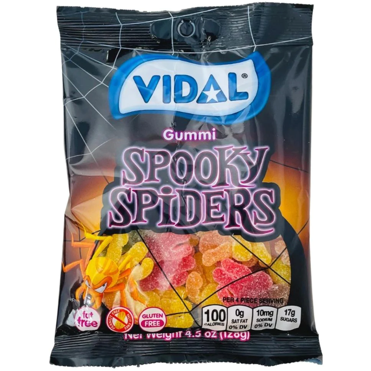 Vidal - Spooky Spiders - 127g (Halloween)