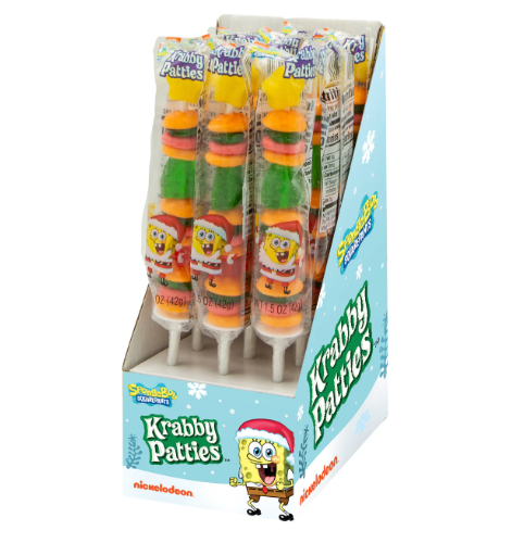 Frankford - SpongeBob  - Krabby Patty Holiday Kabob - 42g