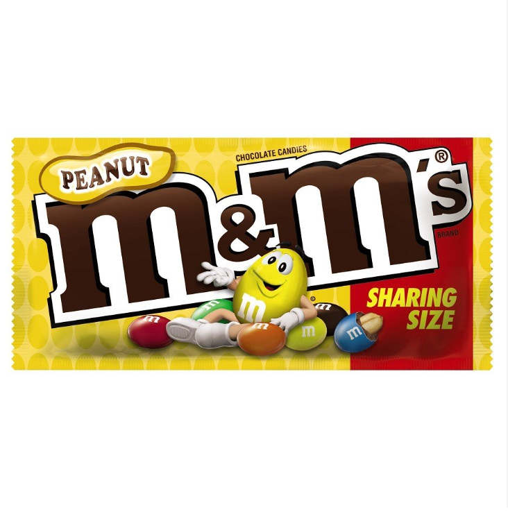M&M's - Chocolate Peanut - Snack Size - 49g