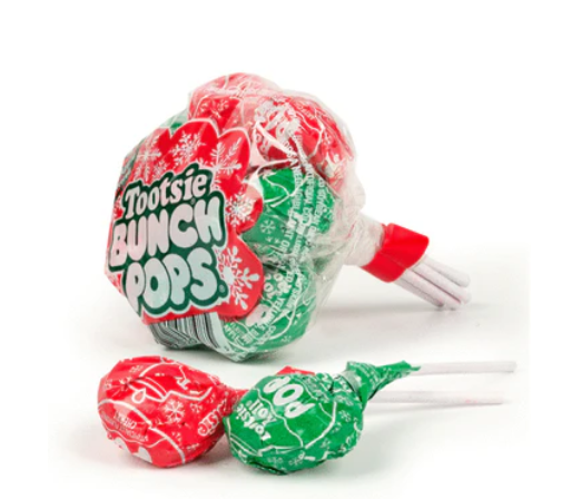 Tootsie - Bunch Pops - Christmas Tootsie Pops - 8 Pack
