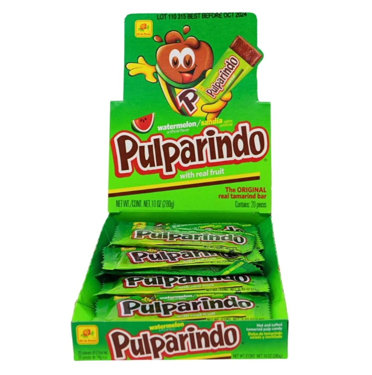 Pulparindo - Tamarind Candy - Watermelon - 1pc (Mexico)