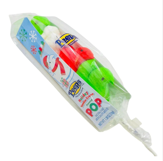 Peeps - Marshmallow - Holiday Vanilla Cream Pops - 39g