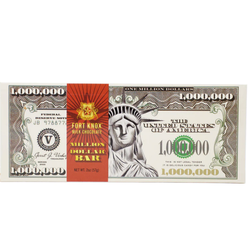 Fort Knox - Million Dollar Chocolate Bars - 57g