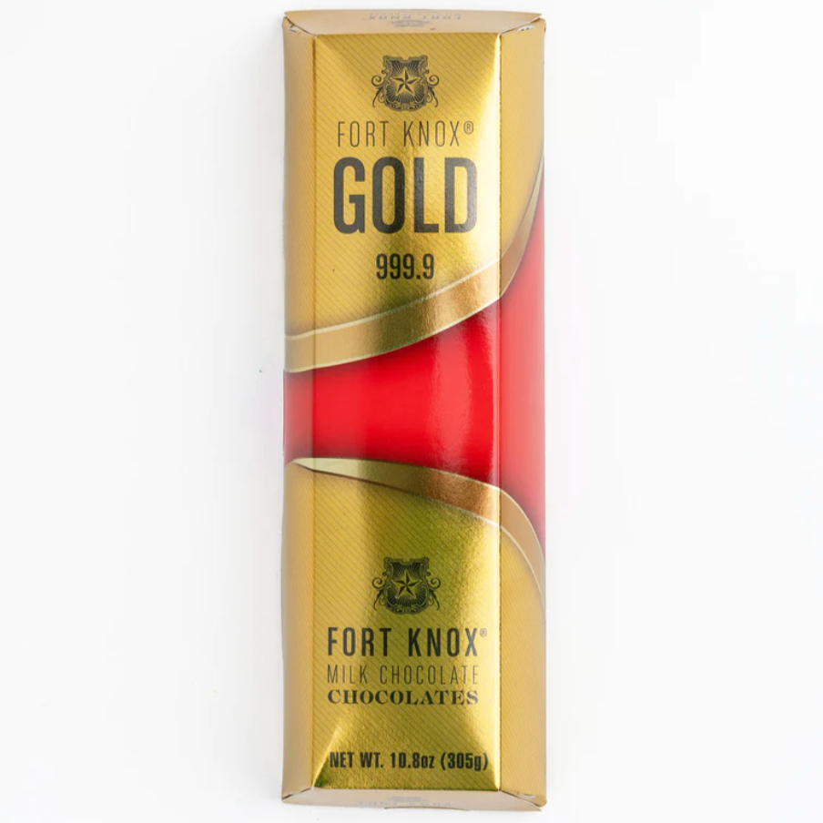 Fort Knox - Gift Bar Box- Gold Bar Chocolates 16 pieces - 305g