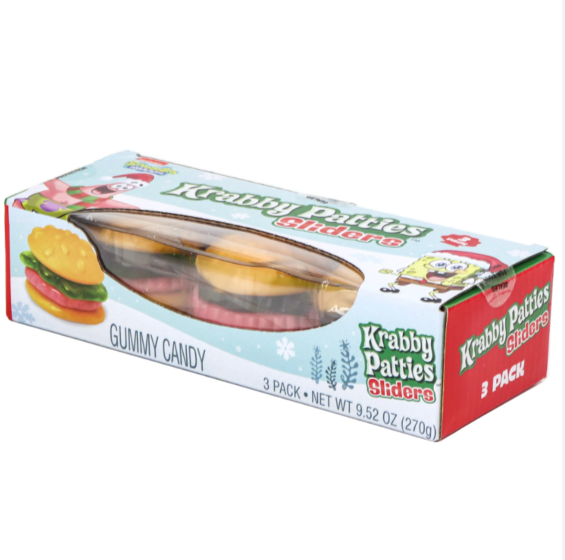 Frankford - SpongeBob Gummy - HUGE Krabby Patty Slider - 3 Pack