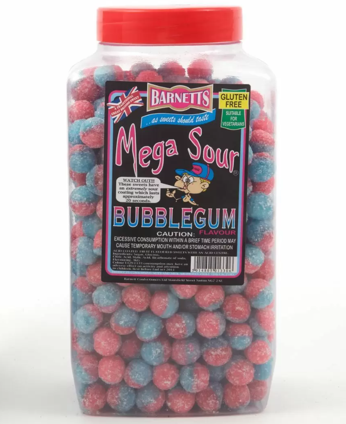 Mega Sour Fruits Extreme Sour Candy Balls