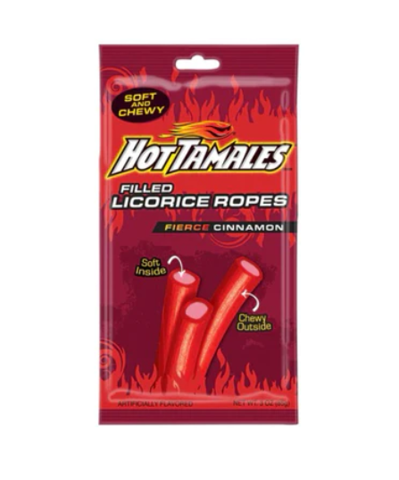 Hot Tamales Fierce Cinnamon - Filled Ropes - 85g