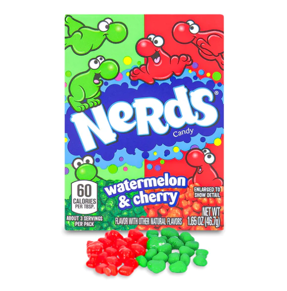 Wonka - Nerds Watermelon & Cherry - 46g