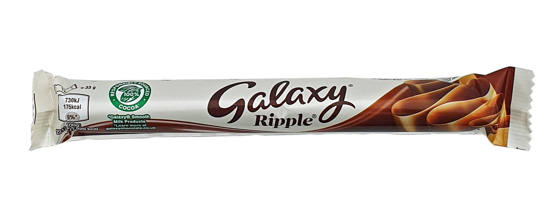 Galaxy - Ripple - Milk Chocolate Bar - 33g (UK)
